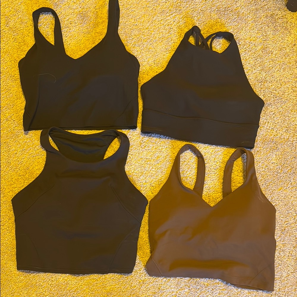 Four Lululemon size 6 Align Tops